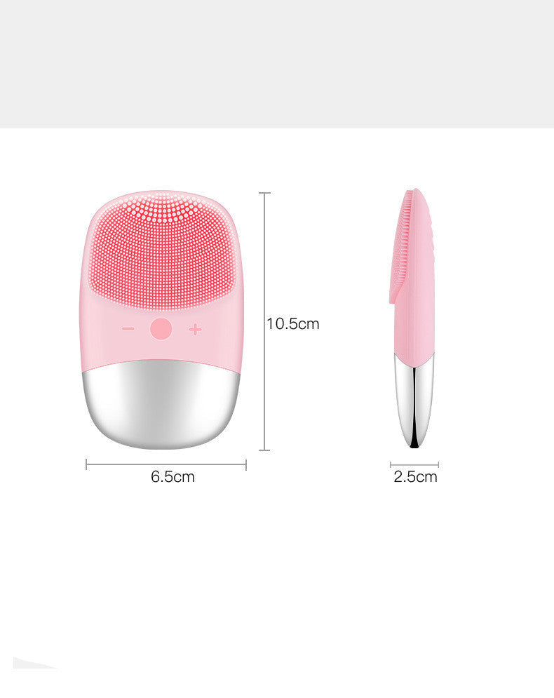 Vue de la brosse faciale rechargeable Norevella SonicClean