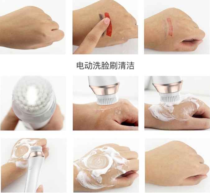 Vue de la brosse faciale rechargeable Norevella PureSpin